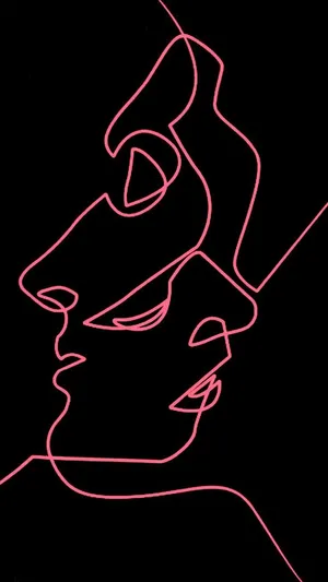 Intricate Line Art Masterpiece Wallpaper