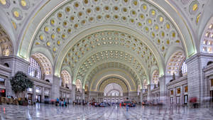 Intricate Union Station Ceiling Wallpaper