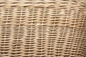Intricately Handwoven Pliable Wicker Basket Wallpaper