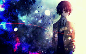 Intriguing Anime Portrait Of Dazai Osamu Wallpaper