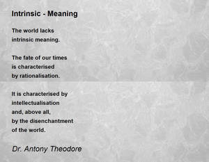 Intrinsic Meaning By Anthony Theodore Wallpaper