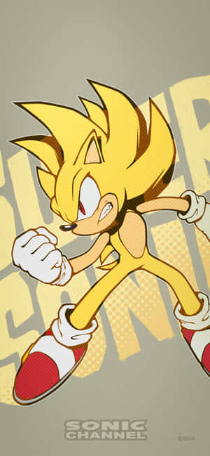 Introducing Super Sonic, The World's Fastest Hedgehog. Wallpaper