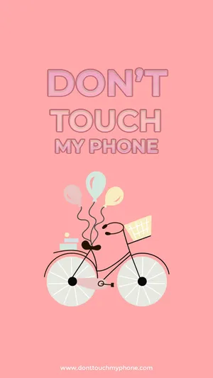 Intruder Alert - Hands Off My Phone Wallpaper