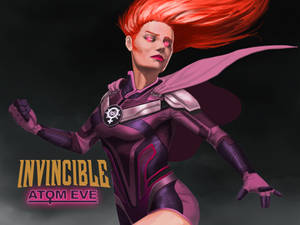 Invincible Atom Eve Realistic Wallpaper