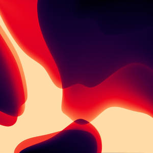 Ios 13 Abstract Red Wallpaper