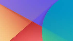 Ios 14 Colorful Geometric Shapes Wallpaper