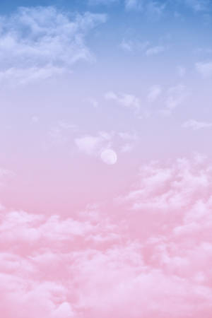 Ios 14 Pink Sky Wallpaper