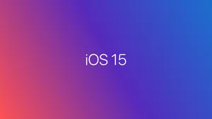 Ios 15 Minimalist Poster Wallpaper