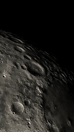 Ios 8 Moon's Surface Wallpaper