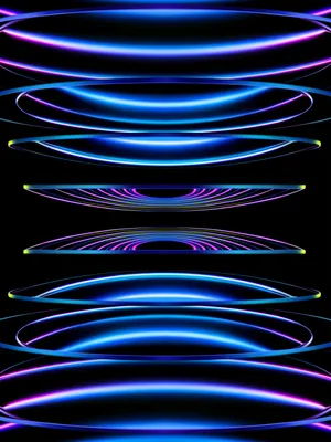 Ipad Pro 12.9 Futuristic Circles Wallpaper