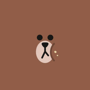 Ipad Pro Cute Bear Face Wallpaper