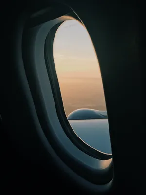 Iphone 11 Black Plane Window Wallpaper