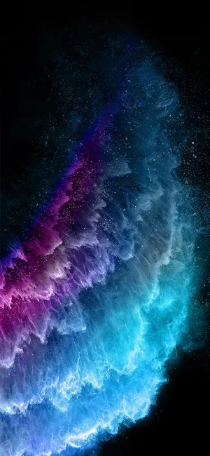 Iphone 11 Neon Crystals Wallpaper