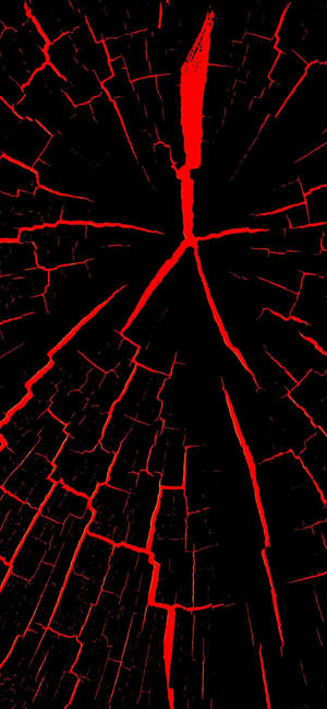 Iphone 11 Pro Red Broken Screen Wallpaper