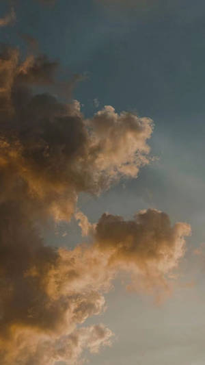 Iphone 12 Pro Dark Clouds Wallpaper