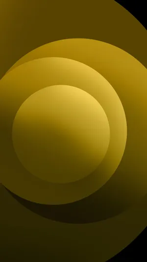 Iphone 12 Pro Max Gold Circles Wallpaper