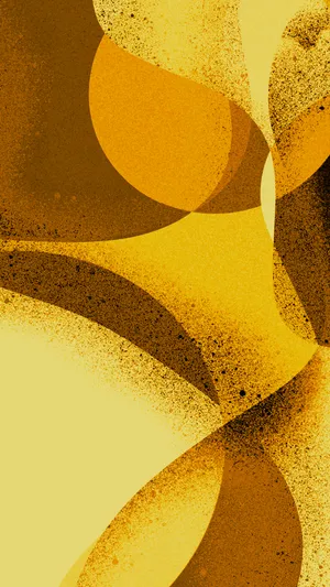 Iphone 12 Pro Max Yellow Abstract Wallpaper