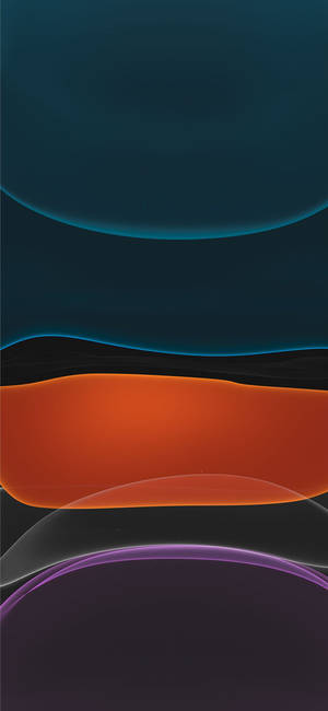 Iphone 12 Stock Blue Orange Violet Patterns Wallpaper