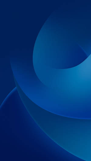 Iphone 14 Dark Blue Circles Wallpaper