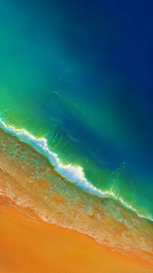 Iphone 14 Green Shore Wallpaper