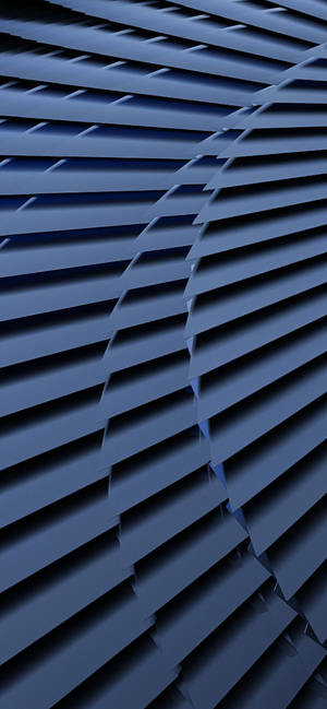 Iphone 14 Pro 3d Dark Blue Lanes Wallpaper