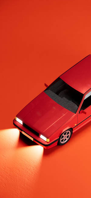 Iphone 14 Pro Red Car Wallpaper