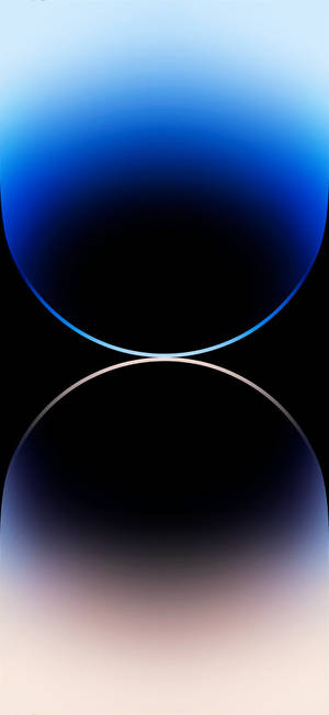 Iphone 14 Pro Silver And Blue Wallpaper