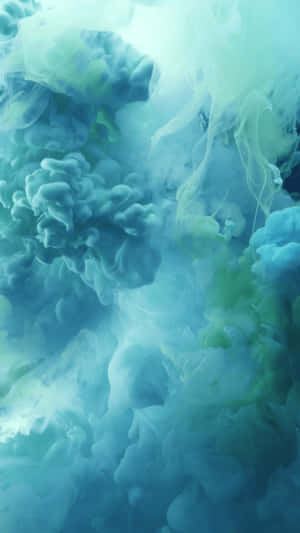 Iphone 6s Default Green Smoke Wallpaper