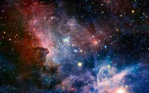 Iphone 7 Plus Space Colorful Wallpaper