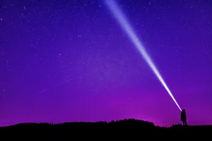 Iphone 7 Plus Space Violet Wallpaper