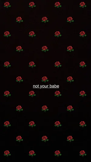 Iphone Baddie Not Your Babe Wallpaper