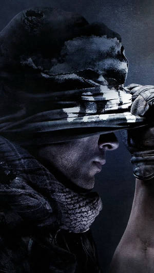 Iphone Gaming Side Profile Soldier Wallpaper