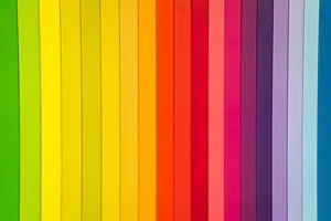 Iphone Home Screen Rainbow Panels Wallpaper