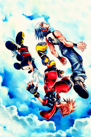 Iphone Wallpaper - Kingdom Hearts Insider Wallpaper
