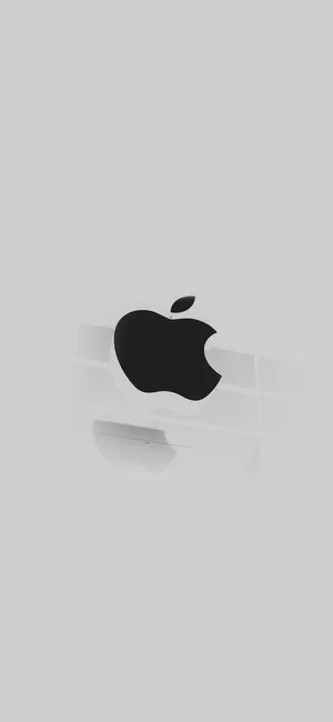 Iphone X Apple Logo Tilted Wallpaper