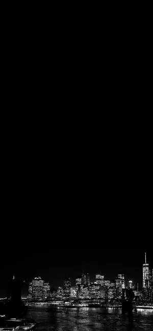 Iphone Xr Black Nyc Skyline Wallpaper