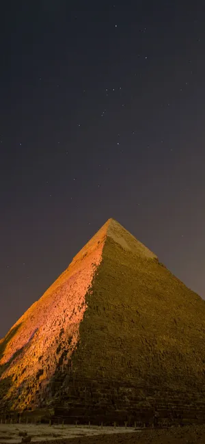 Iphone Xr Pyramid At Night Wallpaper
