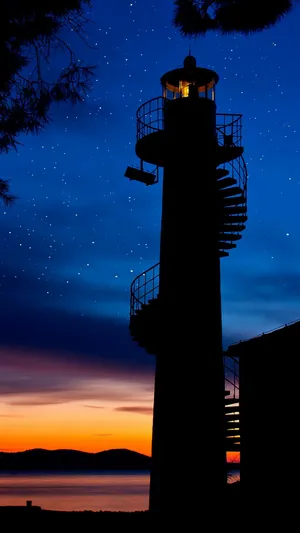 Iphone Xs Max Oled Lighthouse Wallpaper