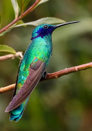 Iridescent Hummingbird Wallpaper