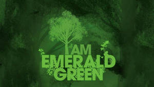 Irish Emerald Green Quote Wallpaper