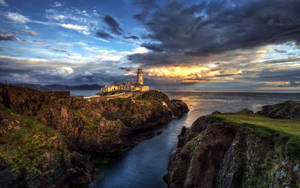 Irish Finad Head Lighthouse Wallpaper