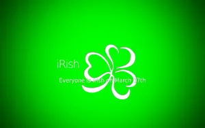 Irish Tradition Leaf Wallpaper