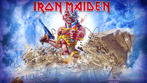 Iron Maiden Ancient Cyborg Eddie Wallpaper