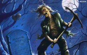 Iron Maiden Benjamin Breeg Wallpaper