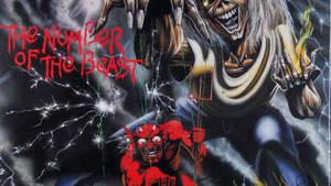 Iron Maiden Eddie Controlling Satan Wallpaper
