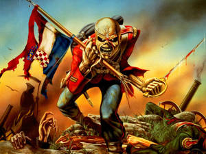 Iron Maiden Eddie In War Wallpaper