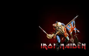 Iron Maiden Small Eddie Trooper Wallpaper