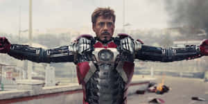 Iron_ Man_2_ Suit_ Up_ Scene Wallpaper