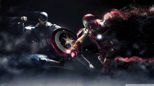 Iron Man And Captain America Wallpaper