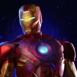Iron Man Close Up Portrait Wallpaper